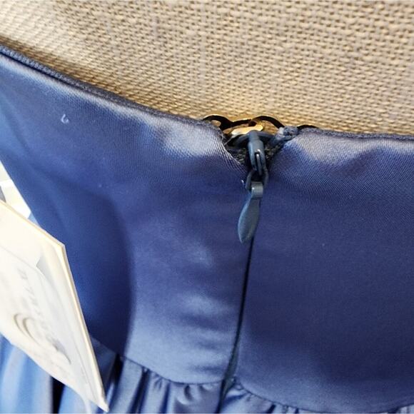 GIGIIS NEW ANGY SECONDO BLUE DRESS RETAIL $395 - Picture 7 of 9